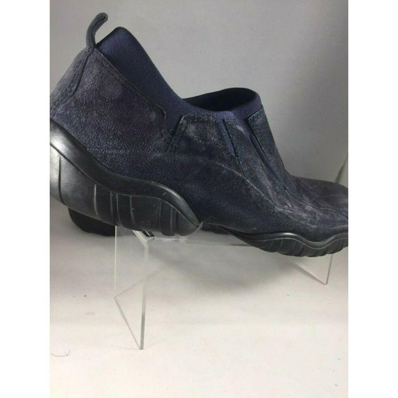 Hush Puppies Womens Shoes HP360 Size 10M Blue Suede Leather Slip On Loafer - Picture 4 of 7